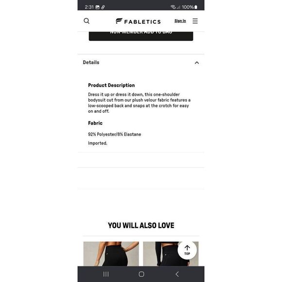 New Large Fabletics Bright Lilac Gigi Velour Thong Bodysuit One Shoulder NWT - Picture 6 of 9